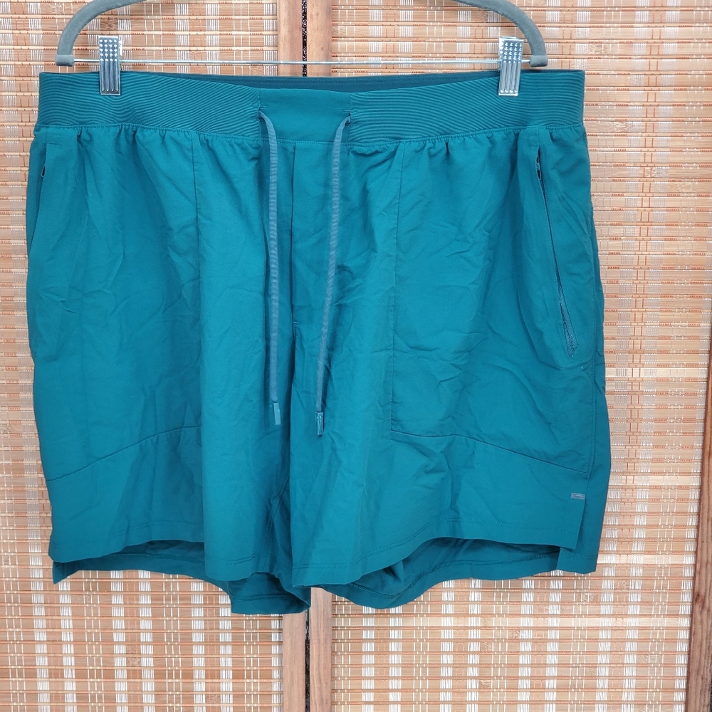 ◇ Lululemon Pace Breaker 7” Shorts XXL Teal Athletic Training Gym Running